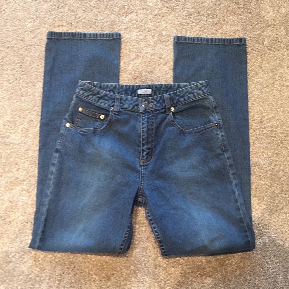 halogen Straight Leg Jeans. Long.